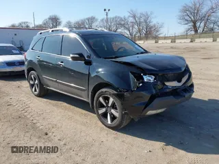 2010 Acura MDX Technology Pkg with VIN 2HNYD2H61AH519979, listed as a IAAI auction lot 41897466 with 135,657 mi miles. Bid and sale history available at carsss.com. Image 1.