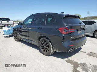 2023 BMW X3 sDrive30i with VIN 5UX43DP05P9P87523, listed as a Copart auction lot 52484675 with 24,834 mi miles and Salvage Title. Bid and sale history available at DreamBid. Image 2.