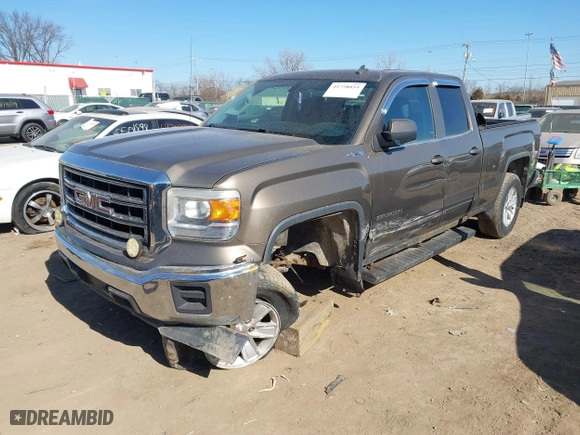 2014 GMC Sierra 1500 SLE with VIN 1GTV2UEC8EZ140777, listed as a IAAI auction lot 41758854 with 115,436 mi miles. Bid and sale history available at carsss.com. Image 17.
