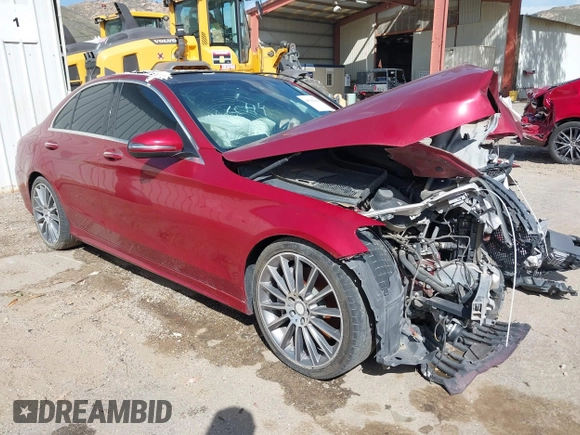 2016 Mercedes-Benz C 300 with VIN 55SWF4JB5GU156044, listed as a IAAI auction lot 41701191 with 77,056 mi miles and . Bid and sale history available at DreamBid. Image 1.