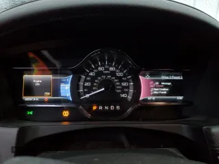 2015 Lincoln MKS with VIN 1LNHL9DK7FG606935, listed as a Copart auction lot 81991384 with 82,097 mi miles and Salvage Title. Bid and sale history available at carsss.com. Image 9.