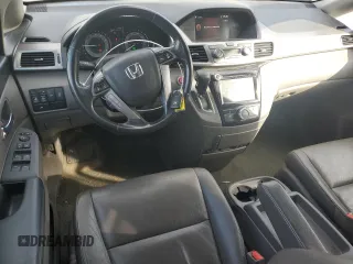 2017 Honda Odyssey EX-L with VIN 5FNRL5H62HB004925, listed as a Copart auction lot 79436614 with 145,331 mi miles and Salvage Title. Bid and sale history available at DreamBid. Image 8.