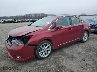 2010 Lexus HS 250h with VIN JTHBB1BA1A2037738, listed as a Copart auction lot 49713175 with 182,622 mi miles and Salvage Title. Bid and sale history available at carsss.com. Image 1.