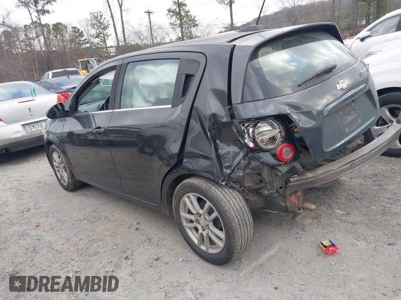 2016 Chevrolet Sonic LT with VIN 1G1JC6SH6G4103579, listed as a IAAI auction lot 41492533 with 224,192 mi miles. Bid and sale history available at carsss.com. Image 3.