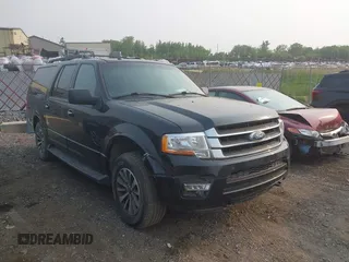 2015 Ford Expedition Max XLT z VIN 1FMJK1JT0FEF04830, wystawiony jako IAAI lot #42384888 z przebiegiem 122 412 mil mil oraz . Historia ofert i sprzedaży dostępna na DreamBid. Obrazek 1.