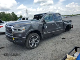 2020 Ram 1500 Limited with VIN 1C6SRFHT5LN266774, listed as a Copart auction lot 51419155 with 86,754 mi miles and Salvage title. Bid and sale history available at DreamBid. Image 1.