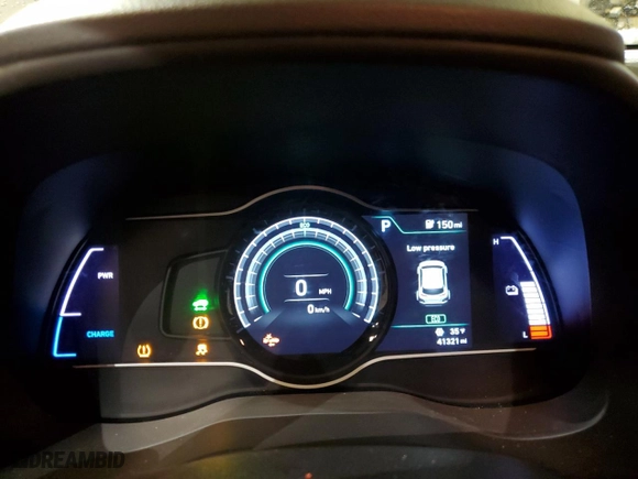 2019 Hyundai Kona Electric SEL with VIN KM8K23AG1KU031264, listed as a Copart auction lot 85265014 with 41,321 mi miles and Salvage Title. Bid and sale history available at carsss.com. Image 9.