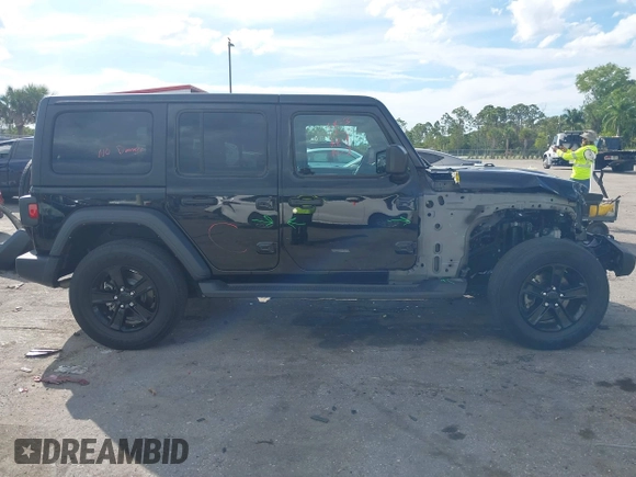 2023 Jeep Wrangler Willys with VIN 1C4HJXDN1PW634763, listed as a IAAI auction lot 41689202 with 23,369 mi miles and . Bid and sale history available at DreamBid. Image 13.