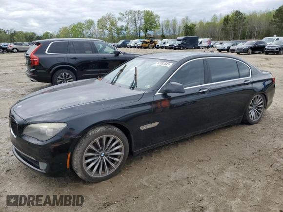 2011 BMW 7 Series 740Li with VIN WBAKB4C52BC392866, listed as a Copart auction lot 52851845 with 60,978 mi miles and Clean title. Bid and sale history available at DreamBid. Image 1.