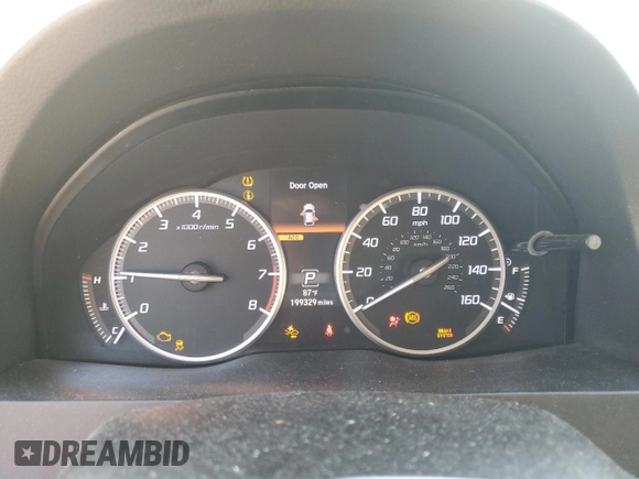 2016 Acura RDX Advance Pkg with VIN 5J8TB3H78GL008173, listed as a Copart auction lot 50922945 with 199,329 mi miles and Salvage Title. Bid and sale history available at carsss.com. Image 9.