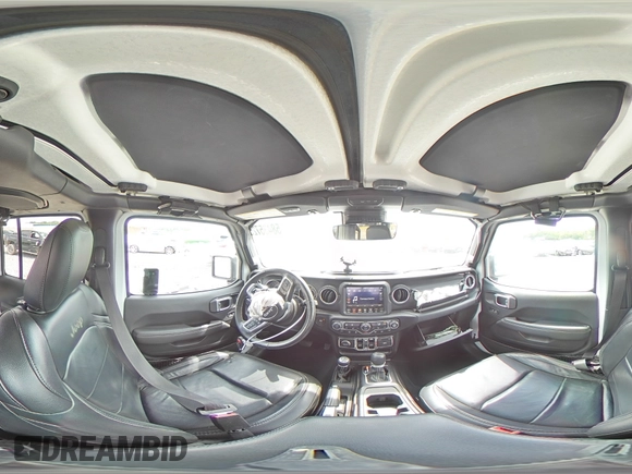 2019 Jeep Wrangler Unlimited Sahara z VIN 1C4HJXEG7KW561052, wystawiony jako Copart lot #58435725 z przebiegiem 72 777 mil mil oraz Szkoda całkowita • Salvage title. Historia ofert i sprzedaży dostępna na DreamBid. Obrazek 15.