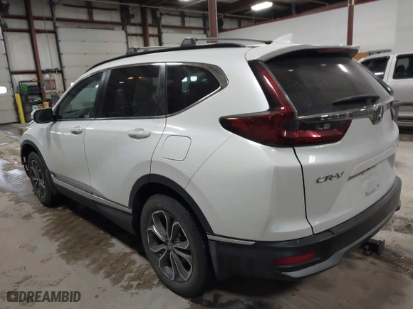 2021 Honda CR-V EX-L with VIN 7FARW2H8XME019114, listed as a IAAI auction lot 41495971 with 32,665 mi miles. Bid and sale history available at carsss.com. Image 3.