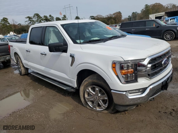 2022 Ford F-150 XL with VIN 1FTFW1E85NKE84546, listed as a Copart auction lot 42516325 with 42,509 mi miles and Salvage Title. Bid and sale history available at carsss.com. Image 4.