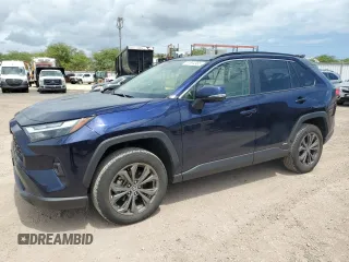 2023 Toyota RAV4 Hybrid XLE Premium z VIN JTMB6RFV1PD100836, wystawiony jako Copart lot #51694985 z przebiegiem 19 870 mil mil oraz Szkoda całkowita • Salvage title. Historia ofert i sprzedaży dostępna na DreamBid. Obrazek 1.