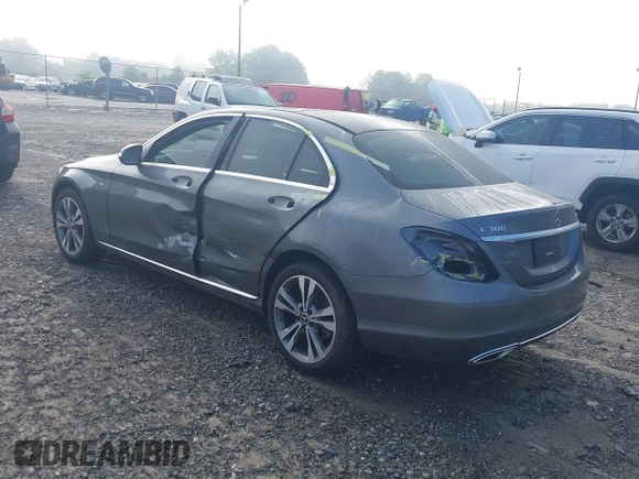 2021 Mercedes-Benz C 300 with VIN W1KWF8EB7MR618067, listed as a IAAI auction lot 42475488 with 47,000 mi miles and . Bid and sale history available at DreamBid. Image 3.