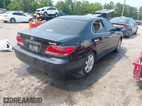 2005 Lexus ES 350 with VIN JTHBA30G855106368, listed as a IAAI auction lot 42392410 with 255,983 mi miles and . Bid and sale history available at DreamBid. Image 4.