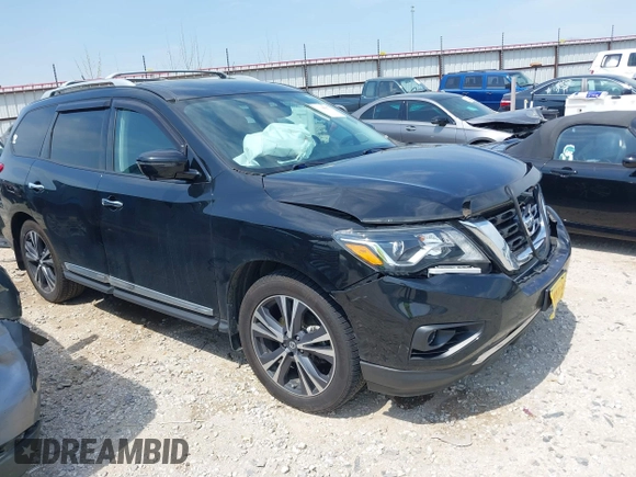 2017 Nissan Pathfinder SL with VIN 5N1DR2MM5HC611759, listed as a IAAI auction lot 42030917 with 103,548 mi miles and . Bid and sale history available at DreamBid. Image 1.
