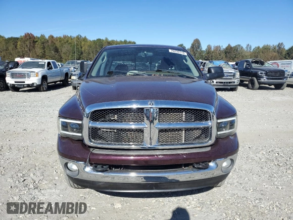 2005 Dodge Ram 2500 SLT with VIN 3D7KS28C05G701451, listed as a Copart auction lot 76239114 with 318,764 mi miles and Salvage Title. Bid and sale history available at carsss.com. Image 5.