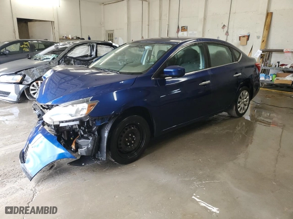 2017 Nissan Sentra S with VIN 3N1AB7AP0HY387561, listed as a Copart auction lot 81726424 with 111,668 mi miles and Salvage Title. Bid and sale history available at carsss.com. Image 1.