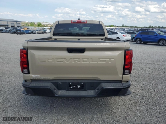 2024 Chevrolet Colorado 2WD Work Truck with VIN 1GCGSBEC8R1195005, listed as a Copart auction lot 52358615 with 11,677 mi miles and Clean Title. Bid and sale history available at carsss.com. Image 6.