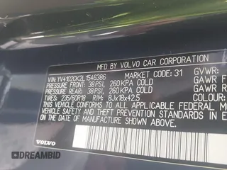 2020 Volvo XC90 Momentum с VIN YV4102CK2L1546386, выставлен на аукционе IAAI как лот 42413944 с пробегом 111 562 миль миль и . История ставок и продаж доступна на DreamBid. Изображение 9.