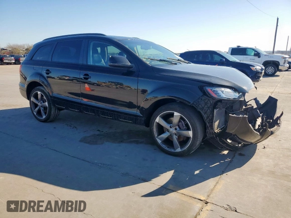 2015 Audi Q7 Premium Plus with VIN WA1LGAFEXFD007003, listed as a Copart auction lot 48522145 with 69,468 mi miles and Salvage Title. Bid and sale history available at DreamBid. Image 4.
