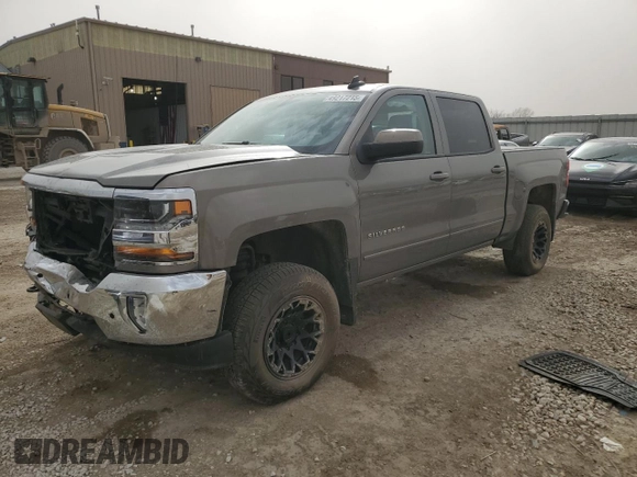 2017 Chevrolet Silverado 1500 LT with VIN 3GCUKREHXHG286476, listed as a Copart auction lot 49217215 with 109,422 mi miles and Salvage Title. Bid and sale history available at DreamBid. Image 1.