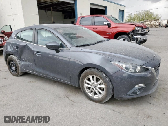 2016 Mazda 3 i Touring with VIN 3MZBM1M71GM329594, listed as a Copart auction lot 62305645 with 92,690 mi miles and Salvage title. Bid and sale history available at DreamBid. Image 4.
