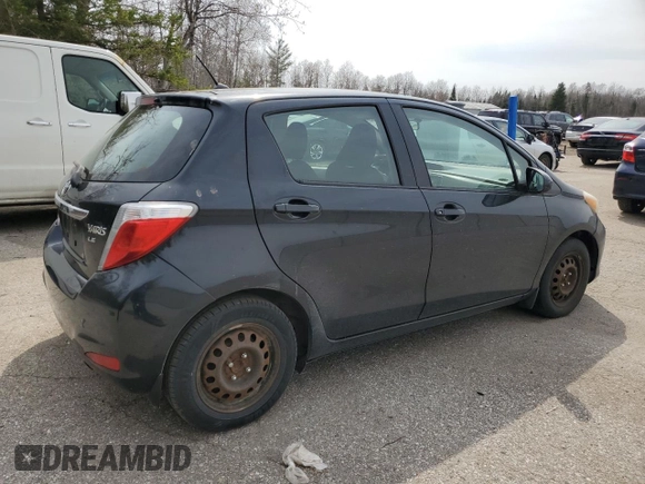 2012 Toyota Yaris L with VIN JTDKTUD32CD507037, listed as a Copart auction lot 53119305 with 254,893 mi miles and Clean Title. Bid and sale history available at carsss.com. Image 3.