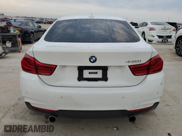 2018 BMW 4 Series 440i with VIN WBA4J5C51JBF06736, listed as a Copart auction lot 64165524 with 65,066 mi miles and Salvage Title. Bid and sale history available at DreamBid. Image 6.