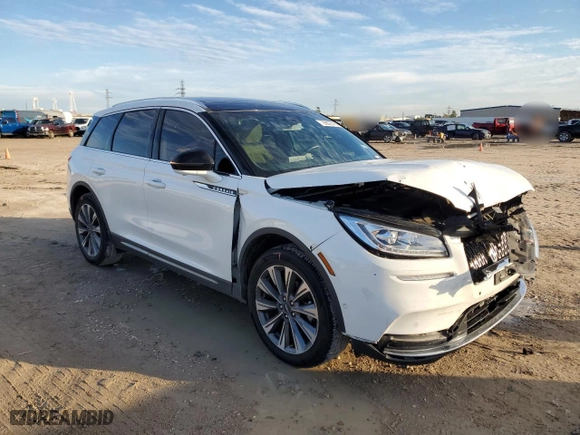 2020 Lincoln Corsair Reserve with VIN 5LMCJ2DHXLUL10703, listed as a Copart auction lot 89025165 with 21,599 mi miles and Salvage Title. Bid and sale history available at carsss.com. Image 4.