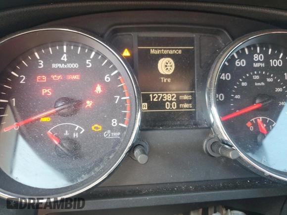 2013 Nissan Rogue S with VIN JN8AS5MV8DW660991, listed as a Copart auction lot 47383145 with 127,382 mi miles and Salvage Title. Bid and sale history available at DreamBid. Image 9.