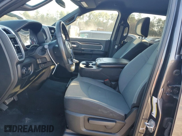 2022 Ram 2500 Big Horn with VIN 3C6UR5DL0NG365376, listed as a Copart auction lot 46855305 with 59,140 mi miles and Salvage Title. Bid and sale history available at carsss.com. Image 7.