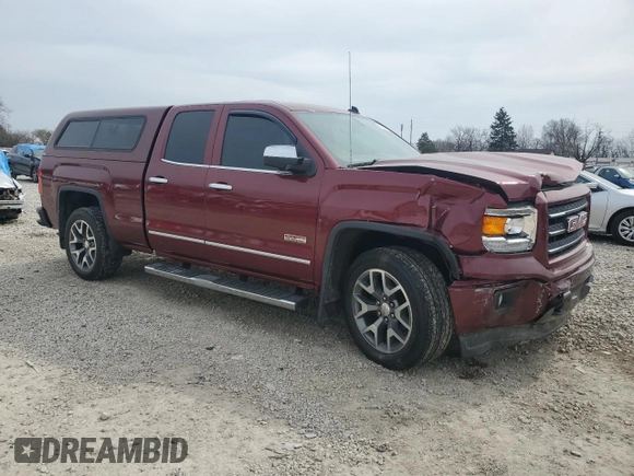 2014 GMC Sierra 1500 SLT with VIN 1GTV2VEC8EZ290345, listed as a Copart auction lot 49590195 with 148,090 mi miles and Salvage Title. Bid and sale history available at carsss.com. Image 4.