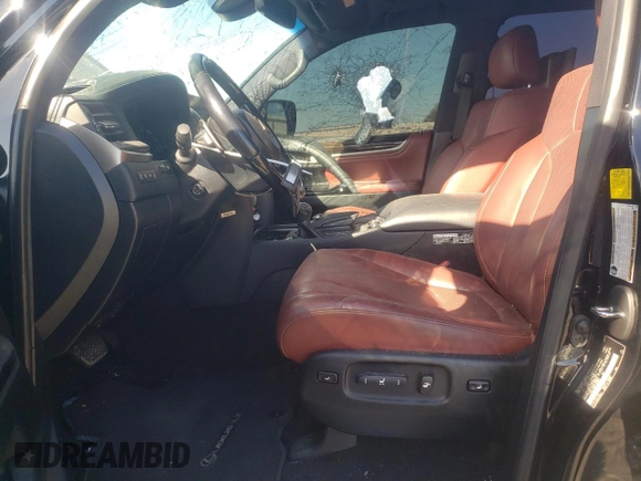 2020 Lexus LX 570 with VIN JTJDY7AX9L4332897, listed as a Copart auction lot 71180324 with 42,878 mi miles and Salvage title. Bid and sale history available at DreamBid. Image 7.