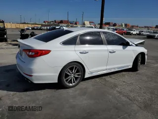 2015 Hyundai Sonata Sport with VIN 5NPE34AB3FH091362, listed as a Copart auction lot 45514825 with 118,809 mi miles and Salvage Title. Bid and sale history available at carsss.com. Image 3.