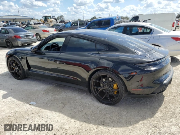 2022 Porsche Taycan with VIN WP0AA2Y16NSA11528, listed as a Copart auction lot 77314554 with 19,910 mi miles and Non repairable. Bid and sale history available at DreamBid. Image 2.