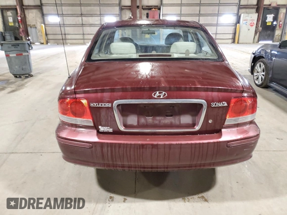 2004 Hyundai Sonata with VIN KMHWF25H24A009829, listed as a Copart auction lot 44333285 with 143,310 mi miles and Clean Title. Bid and sale history available at carsss.com. Image 6.
