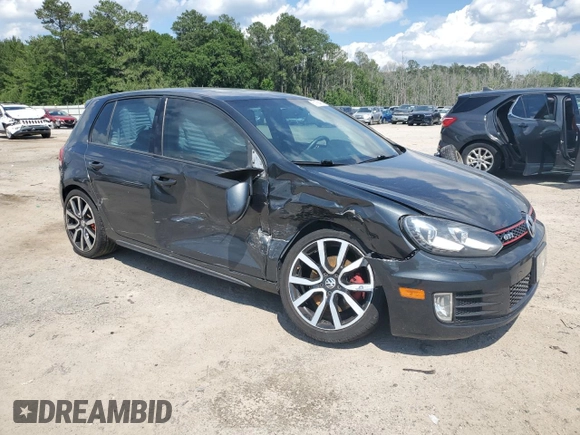 2012 Volkswagen GTI with VIN WVWHV7AJ3CW149850, listed as a Copart auction lot 57158465 with 106,204 mi miles and Salvage title. Bid and sale history available at DreamBid. Image 4.