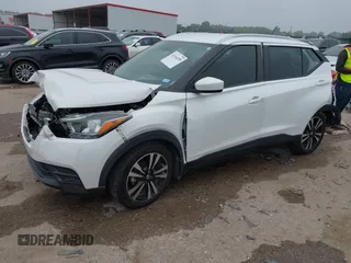 2020 Nissan Kicks SV with VIN 3N1CP5CV9LL500956, listed as a IAAI auction lot 42164189 with 51,678 mi miles and . Bid and sale history available at DreamBid. Image 17.