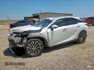 2023 Lexus RX 350 with VIN JTJCHMAA3P2004902, listed as a Copart auction lot 57886005 with 22,240 mi miles and Salvage title. Bid and sale history available at DreamBid. Image 1.