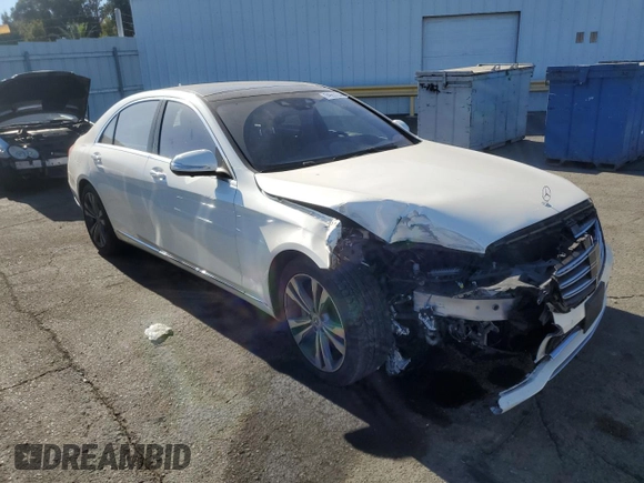 2020 Mercedes-Benz S-Class S 450 with VIN WDDUG6GB5LA502370, listed as a Copart auction lot 74552234 with 111,984 mi miles and Salvage Title. Bid and sale history available at carsss.com. Image 4.