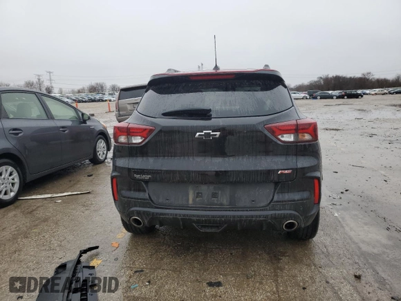 2021 Chevrolet TrailBlazer RS with VIN KL79MTSL1MB017739, listed as a Copart auction lot 47984415 with 66,957 mi miles and Salvage Title. Bid and sale history available at carsss.com. Image 6.