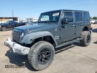 2017 Jeep Wrangler Unlimited Sport with VIN 1C4BJWDG7HL607071, listed as a Copart auction lot 63699585 with Not provided miles and Salvage title. Bid and sale history available at DreamBid. Image 1.