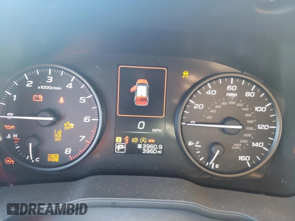 2024 Subaru Impreza with VIN JF1GUABC2R8341100, listed as a Copart auction lot 81267514 with 3,960 mi miles and Salvage Title. Bid and sale history available at carsss.com. Image 9.