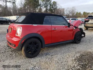 2012 MINI Cooper Convertible S with VIN WMWZP3C5XCT249983, listed as a Copart auction lot 42973745 with 173,814 mi miles and Salvage Title. Bid and sale history available at carsss.com. Image 3.