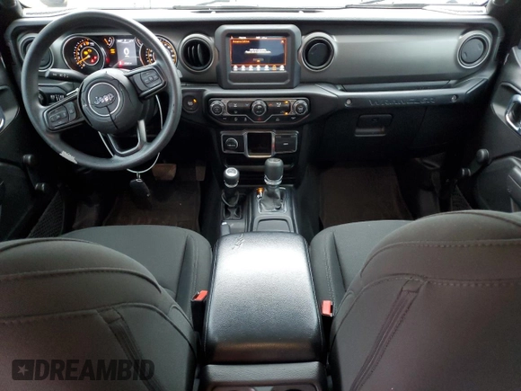 2022 Jeep Wrangler Unlimited Sport S with VIN 1C4HJXDG6NW141997, listed as a Copart auction lot 58938655 with 67,222 mi miles and Salvage title. Bid and sale history available at DreamBid. Image 9.