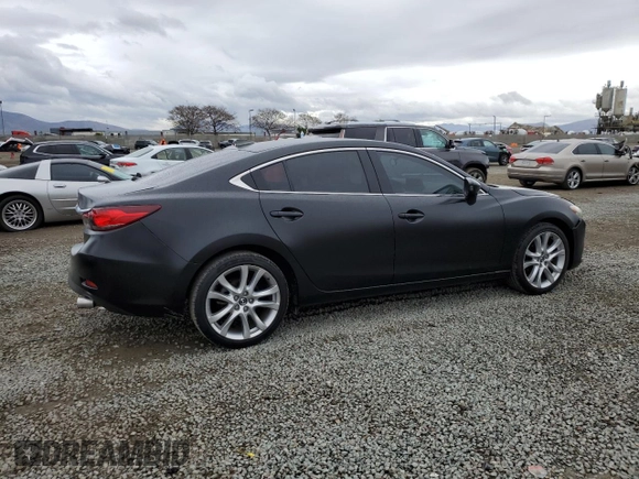 2016 Mazda Mazda6 i Touring with VIN JM1GJ1V50G1484911, listed as a Copart auction lot 48713525 with 87,050 mi miles and Salvage Title. Bid and sale history available at carsss.com. Image 3.