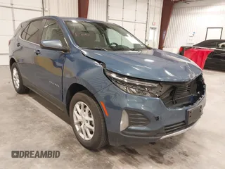 2024 Chevrolet Equinox LT with VIN 3GNAXKEG4RL326621, listed as a IAAI auction lot 42194754 with 21,167 mi miles and . Bid and sale history available at DreamBid. Image 1.