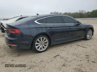 2018 Audi A5 Sportback Premium Plus with VIN WAUBNCF5XJA134697, listed as a Copart auction lot 45027994 with 48,499 mi miles. Bid and sale history available at carsss.com. Image 3.